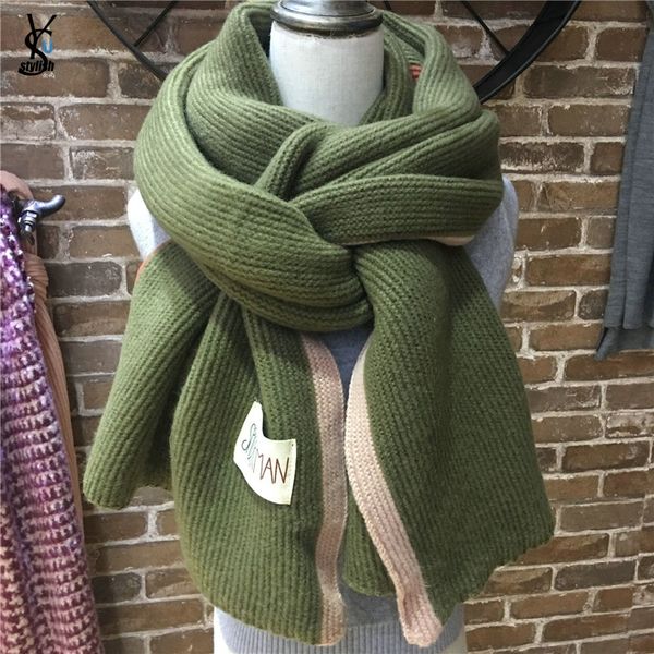 

winter scarves women 2018 knitted scarf and shawl thick warm handmade wrap dachshund lic acrylic scarf yg901