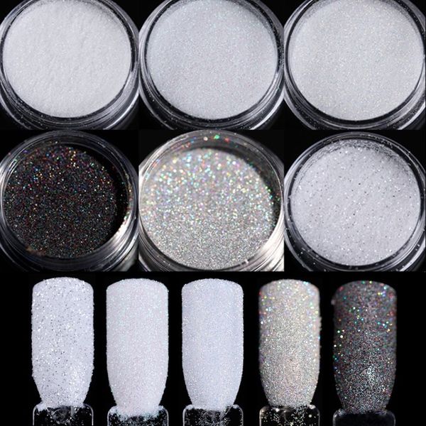 

born pretty 2g shining sugar glitter powder 1 box holo nail glitter powder nail decoration 8 colors dust, Silver;gold