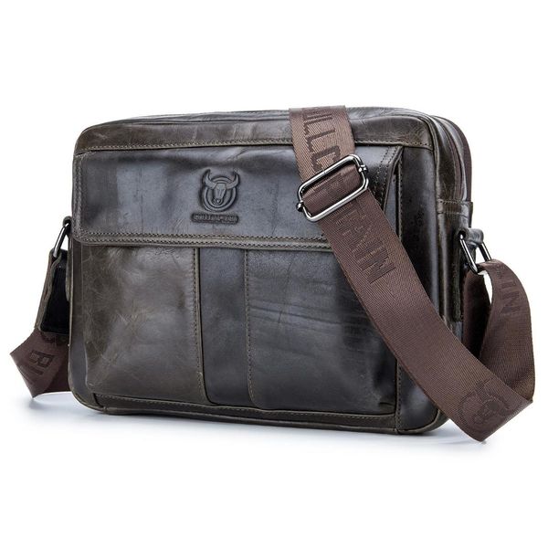 

fggs bullcaptain genuine leather men bag casual business man shoulder crossbody bags cowhide large capacity travel messenger b