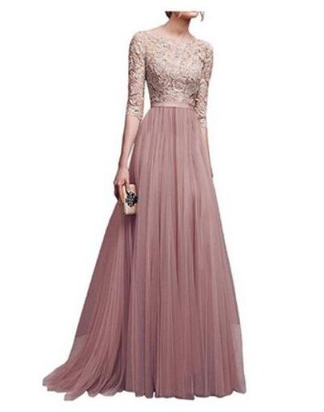 

send 2018 autumn new style chiffon women long dress@963, Black;gray