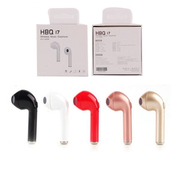 

HBQ I7 Мини Bluetooth Earbud Single Беспроводной Невидимый наушники гарнитура с микрофоном Bluet