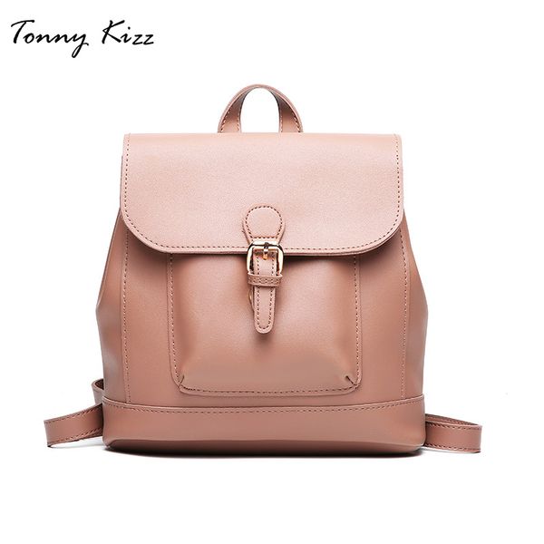

tonny kizz fashion backpack women solid color school bags for teenage girls large capacity travel backpack school shoulder bags