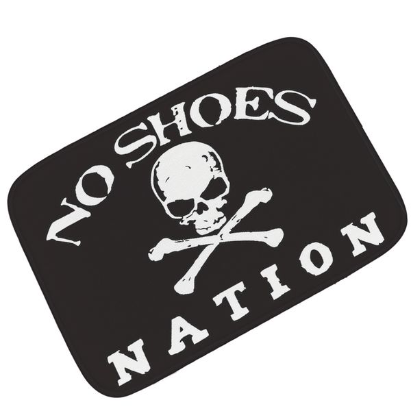 Drop Ship Black Welcome No Shoes Floor Mats Bathroom Carpets Kitchen Mat Doormat Floor Mat For Living Room Non Slip Tapete Canada 2019 From Jingshuai