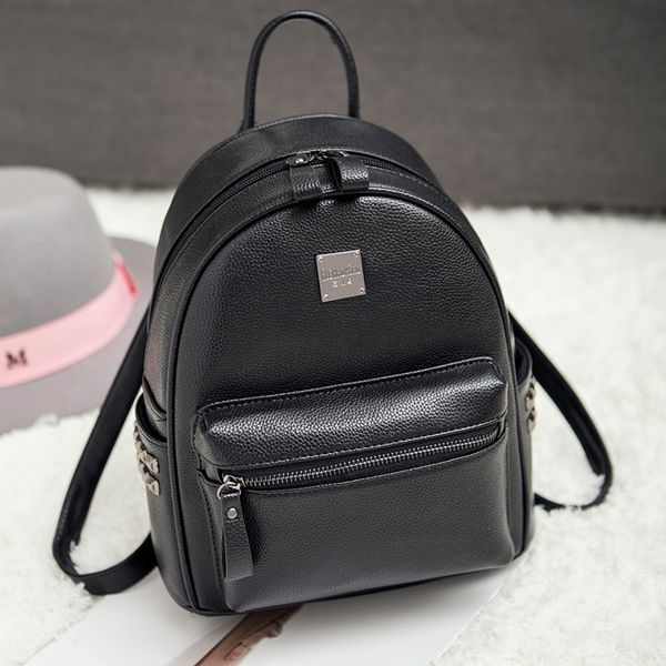 

women small fashion backpack college student bag satchel casual retro shoulder package ladies travel lovely schoolbag for girls