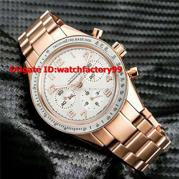 

Luxury brand ro e gold 7750 chronograph automatic men watch apphire cry tal uper luminou 50m waterproof wathe