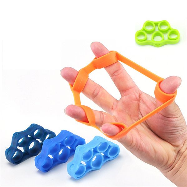 

fzcspeed 6pcs hand grips finger stretcher silicone finger trainer exerciser muscle power resistance band hand yoga fingers rings