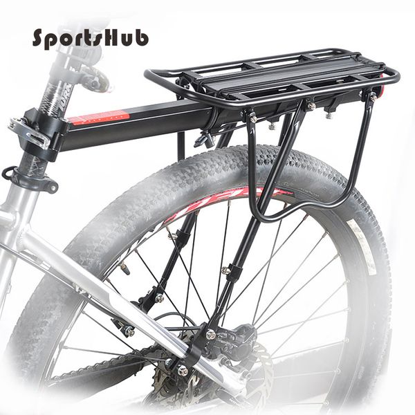 

sportshub 50kgs capacity bike racks bike luggage equipment stand footstock v brake disc bicycle kickstand bicycle rack c0021
