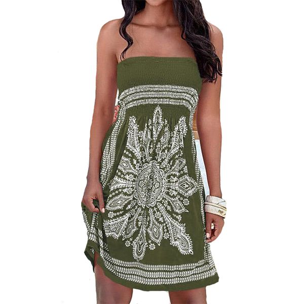 

srtapless print vestido de festa robe femme vestidos party dress women boho fashion harajuku summer beach dresses clothes, White;black