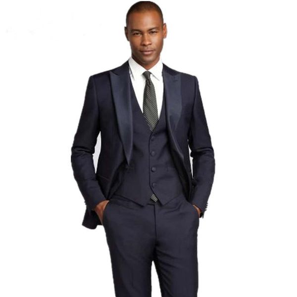 

custom made new arrival fashion slim fit groom tuxedos black wedding suits for men men suits (jacket+pants+vest, White;black