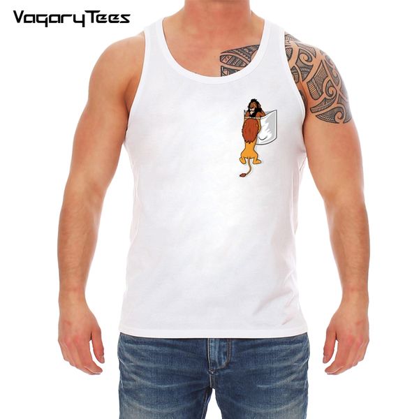 

men' tank pocket tees the lion king scar betrays mufasa long live the king childhood trauma funny design clothing, White;black