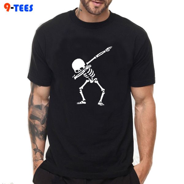 

big size solid color 100% cotton t shirt men's punk black white t-shirts 2018 summer tee boy hip hop funny skull tshirt, White;black