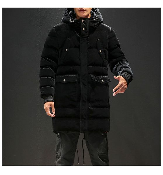 

new winter coat men parkas high qquality hooded coats casual overcoats mens jackets m-3xl warm cotton padded jacket men sale, Black;brown