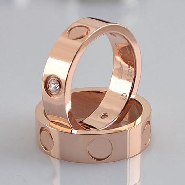 

Fashion brand love ring 6cm 4cm silver lover ring screwdriver wedding jewelry birthday present For Women men rings