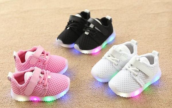 

AI LIANG Мода Детская Обувь С Светящимися Кроссовками Обувь Светящиеся Кроссовки Детские Малышей Мальчики Обувь для Девочек LED Soft