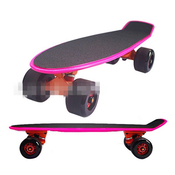

74l-88 hipping 56x9cm children's skateboard brush street edge highway skateboard fish plate deck single become warped plate