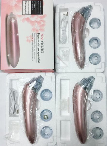

drop beauty facial skin care acne blackheads removal suction pore cleaner machine specialist xn-8030 vacuum battery usb charge electric face