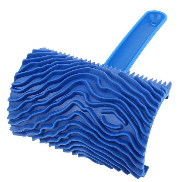 

rubber wood graining pattern wall painting decoration diy tool blue