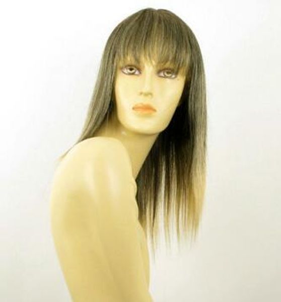 

women's golden brown long cosplay synthetic wavy hair wigs, Black;brown