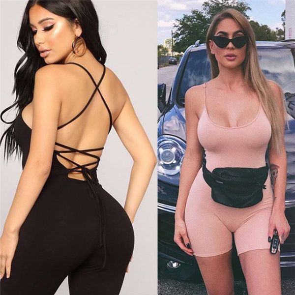 

new fashion women clubwear playsuit bodycon party jumpsuit romper trousers new backless summer jumpsuit, Black;white