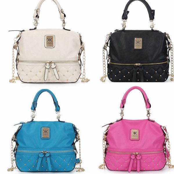 

Kardashian Kollection Brand Women Leather Handbag Chain Shoulder Bag KK Totes Messenger Bag Lady Crossbody Bag On Wholesale