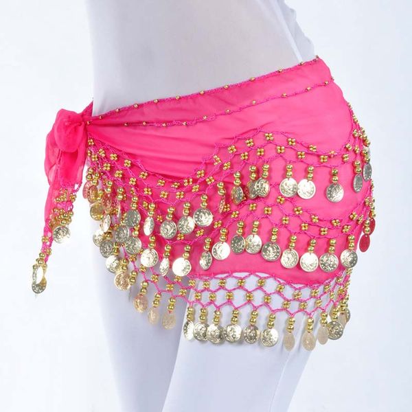 

12 color 3 row 128 coin woman belly dance hip carf bellyqueen co tume hip kirt carf