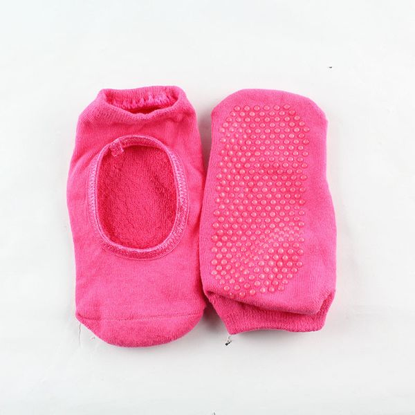 

12pair/dozen sports socks thicken terry pilates socks backless silicone non-slip yoga ballet fitness sports cotton sock, Black