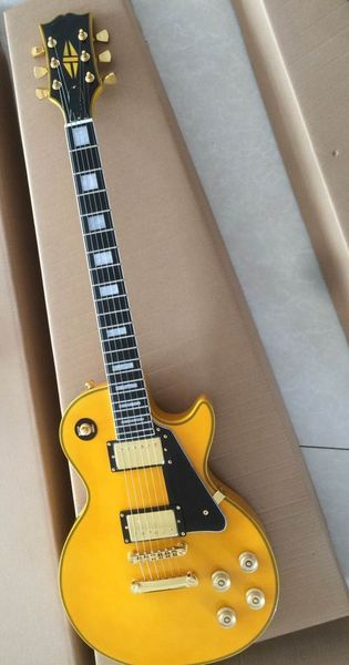 

wholesale china guitar lp randy rhoads electric guitar ebony fingerboard/ mirror cover in yellow 160905-15
