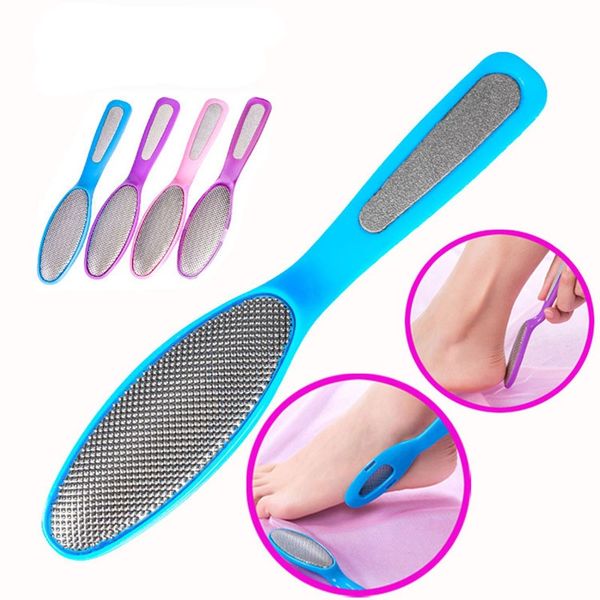 

1 pc foot rasp file scrubber grater dry rough dead skin callus remover pedicure nail care tool random color