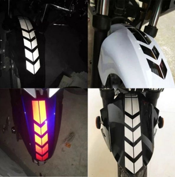 

80pcs stripe reflector stickers for cars motorcycles sport cars fender sticker waterproof car refit stickers motorcycle refit covers