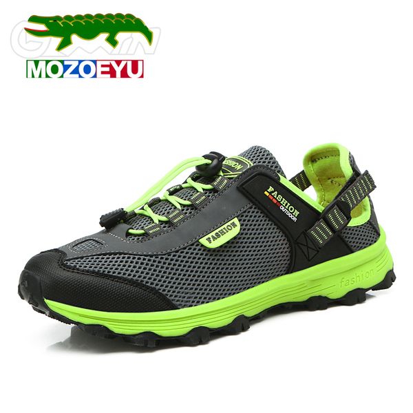 

mozoeyu new spring autumn man hiking shoes breathable non-slip male sport shoes outdoor hombre senakers size 39-44