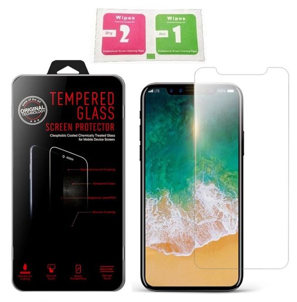 

tempered glass screen protector for iphone 12 11 pro max xs xr samsung a20 a10e moto g7 power moto e6 z4 lg stylo 6 k40 with retail package