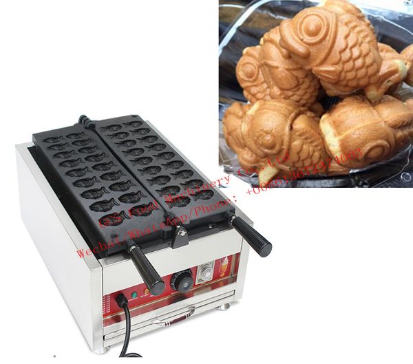 

18 pcs/plate mini taiyaki waffle maker goldfish shared