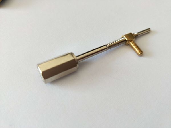 

12 pcs violin bow screws 4/4 violin bow parts in different colors each color 12 pcs