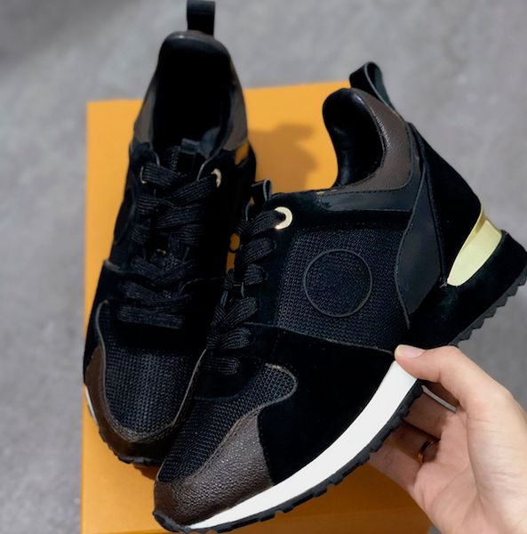 

run away sneakers woman real leather shoes men sports sneakers women ruinng shoes flats casual trainers shoes, Black