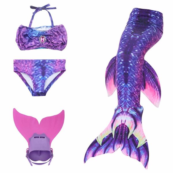 

girls 3-12 years old mermaid tails cosplay shorts dress kids fish costume for swimming bikini clothing, Black;red