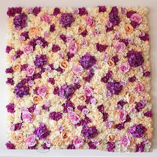64 40cm Romantic Wedding Flower Wall For Stage Or Backdrop Wedding
