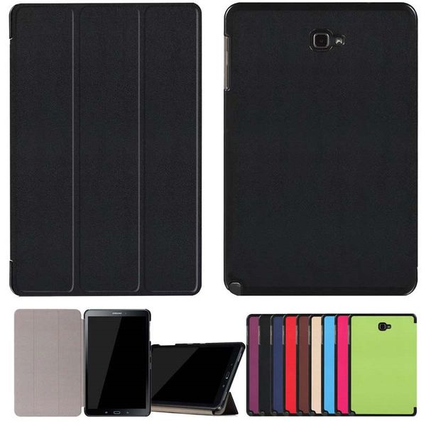 

slim magnetic folding flip pu case cover for samsung galaxy tab a 10.1 p580 p585 skin case