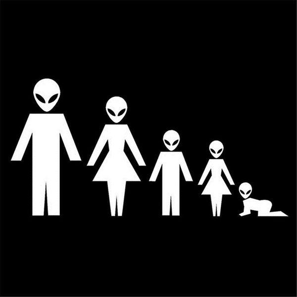 

car stickers and decals alienâs family door body window decoration vinyl stickers car decals