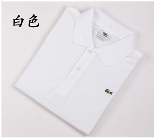 

2018 твердые мужская вышивка рубашки поло бренд хлопок с коротким рукавом Camisas Поло