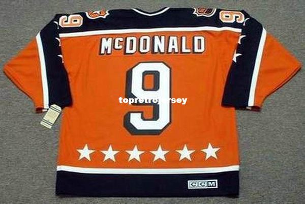 

wholesale mens lanny mcdonald 1984 campbell "all star" ccm vintage retro hockey jersey, Black;red