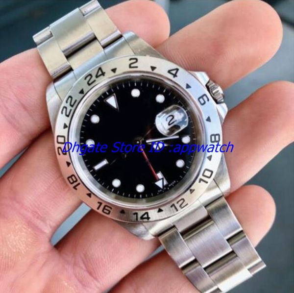 

2019 new n factory v2 2813 movement watch blue ceramic bezel apphire gla 40mm 16570 new tyle men watch watche