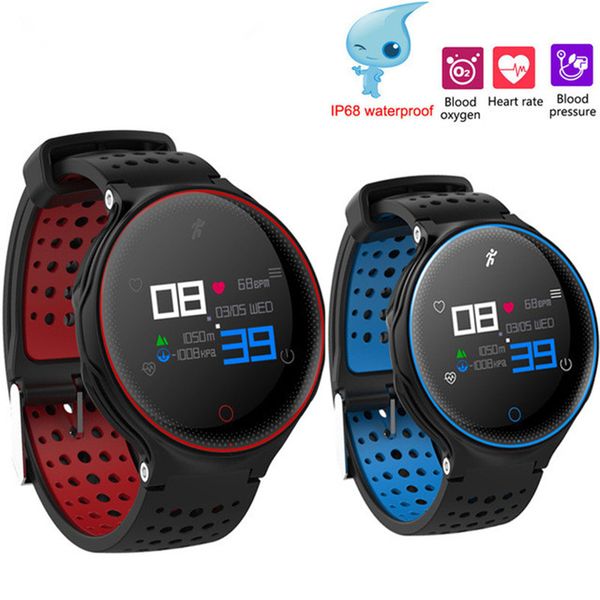 

new smart sport bluetooth band fitness bracelet 2018 new heart rate monitor ip68 w aterproof swimming blood pressure wristband, Slivery;brown