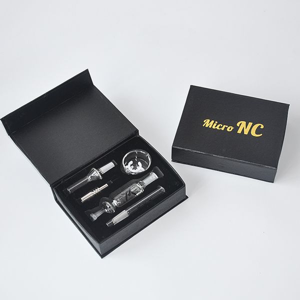 10mm NC-Set mit domeless Tai Nail Micro NC-Kit Wasserrohre Recycler Bohrinseln Mini-Glasbongs Kostenloser Versand