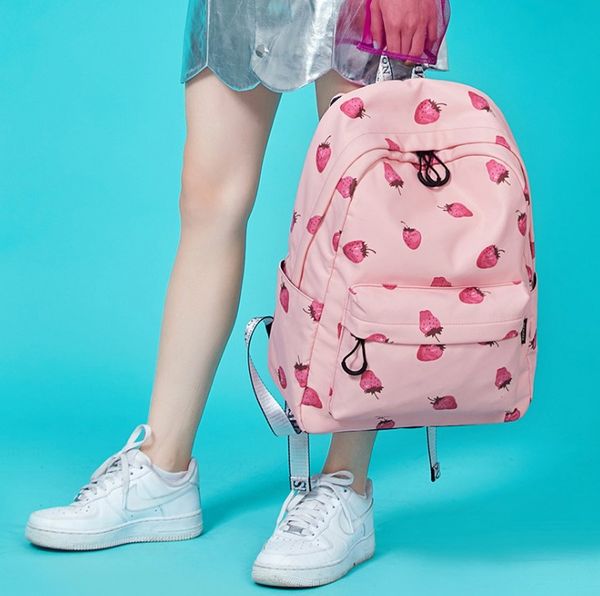 

schoolbag canva+oxford fabric backpack leisure fashion striped backpack outdoor travel bags high-capacity knapsack lapbackpacks a42