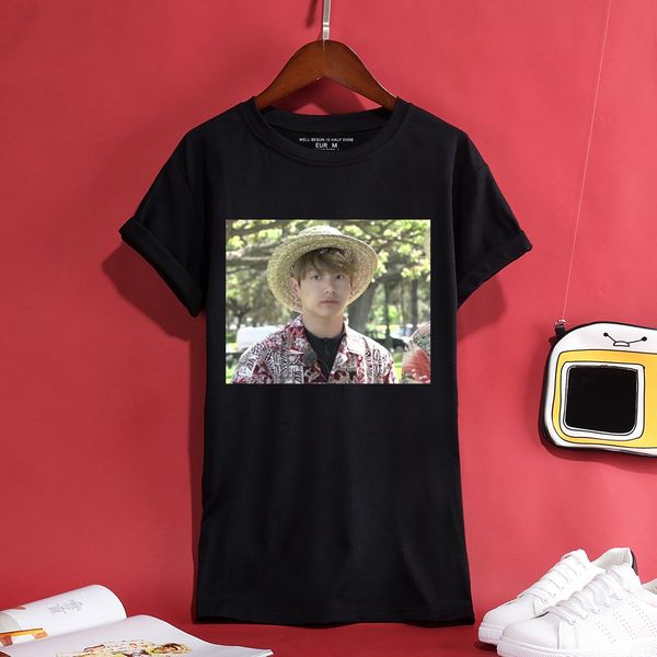 

selling bts jungkook hawaii 100% cotton t-shirt men/women spring cool summer short tshirt casual plus size 4xl