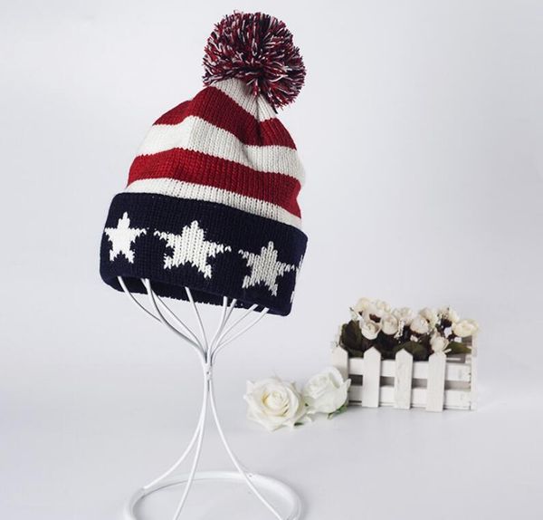 

2018 autumn new wool cap for men and women winter warm curling knit cap beanie caps ing, Blue;gray