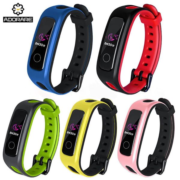 

smart wrist band strap for huawei honor 4 running version sports tpu bracelet soft strap wristband replacement accessory honor 4, Black;brown