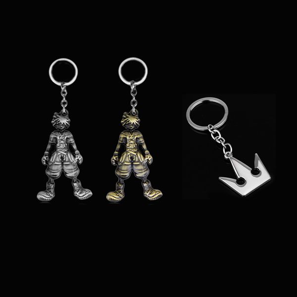 

popular game kingdom hearts crown keychain silver color metal car key chain fashion gift chaveiro keyring jewelry for key holder
