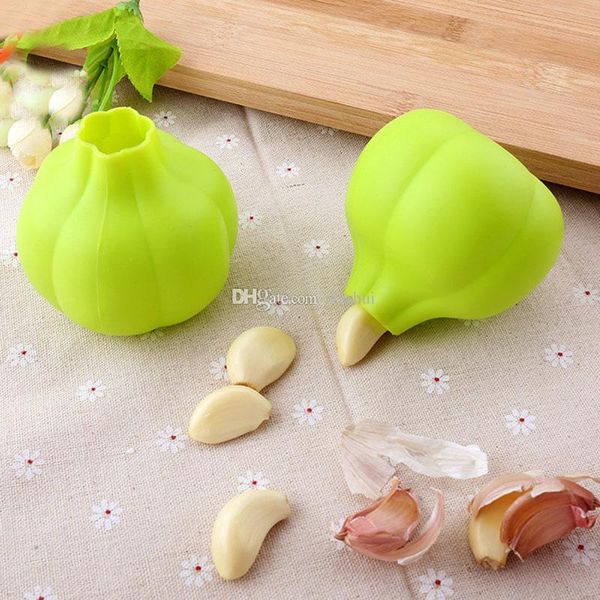 

new silicone garlic peeler creative kitchen practical garlic zesters tool home super soft garlic peeling device wx9-269