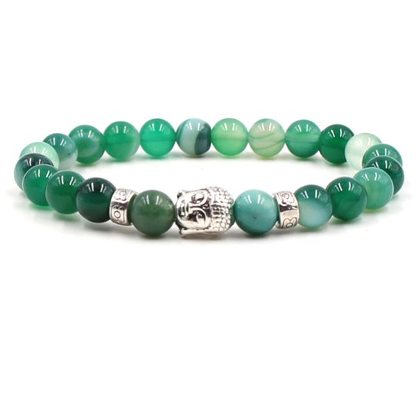 

браслеты из натурального камня 8 мм красочные агат будда подвески браслет любовник женщины роскошные ювелирные изделия женщины бренд браслет, Golden;silver